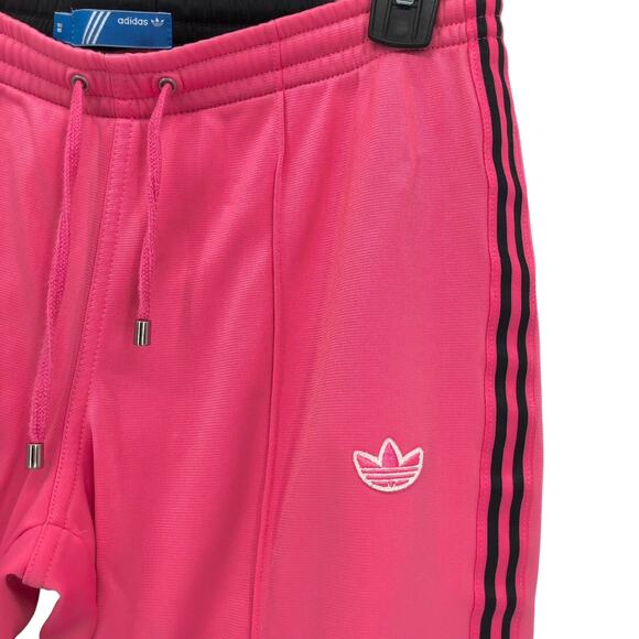 Adidas 3 Stripe Capri Athletic Pants Size M EUR 38 US 8 Pink Sample Y2K Gorpcore - Picture 3 of 7